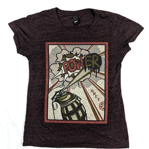 3 for $20 Obey Pow(er) Tee Size S - Picture 1 of 3